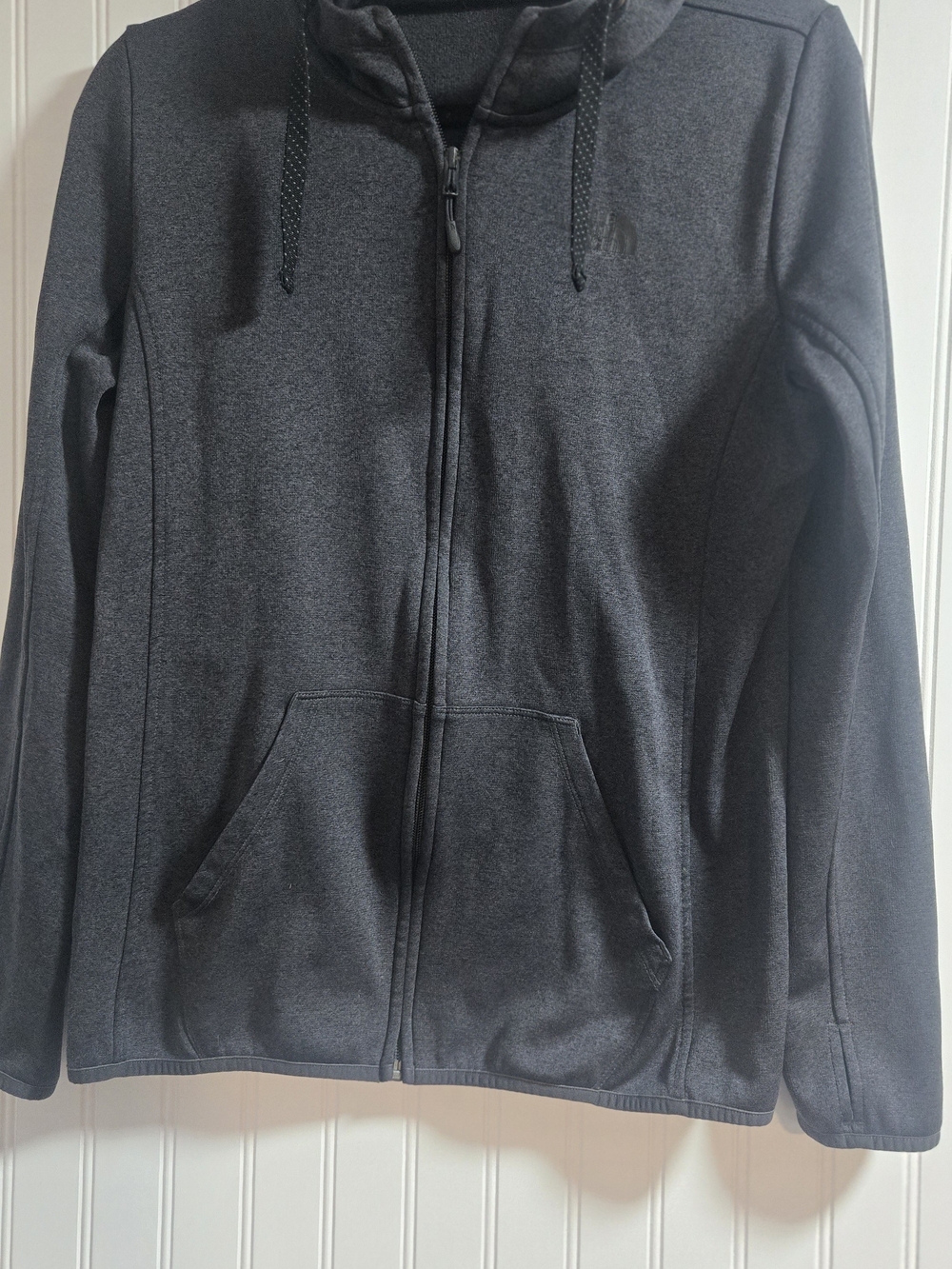 The North Face Women's Charcoal Full-Zip Hooded Jacket